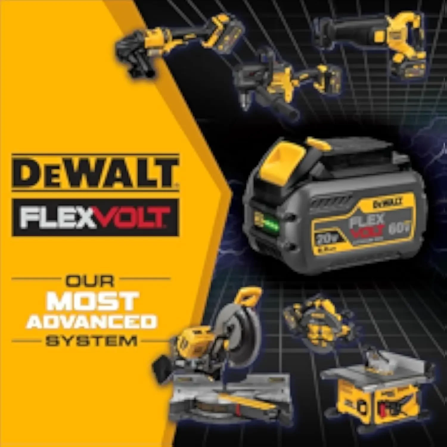 DEWALT FLEXVOLT 60V MAX* Cordless Reciprocating Saw, Tool Only (DCS388B)