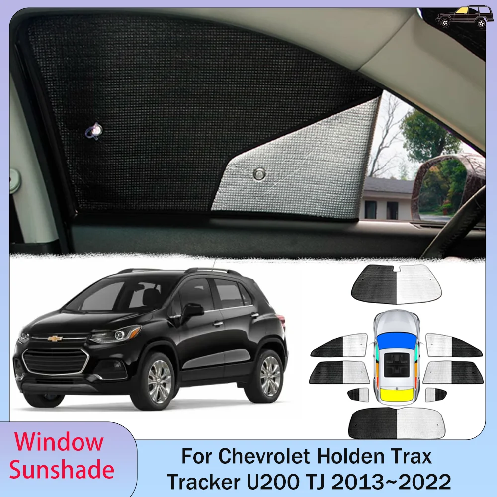 For Chevrolet Holden Trax Tracker U200 TJ 2013~2022 Car Sunshade Side Window Windshield Sun Shade Protector Parasol Accessories