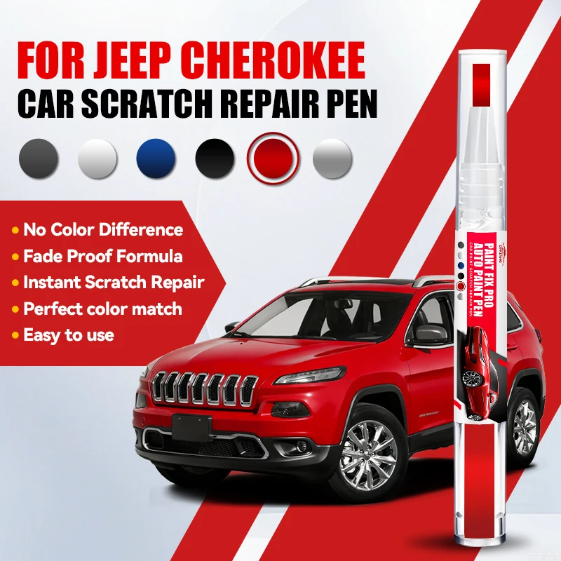 

Car Paint Repair Pen For 1992-2026 JEEP GRAND CHEROKEE Paint Scratch Repair Accessories Grey PAS Silver PSC White PW7 Red