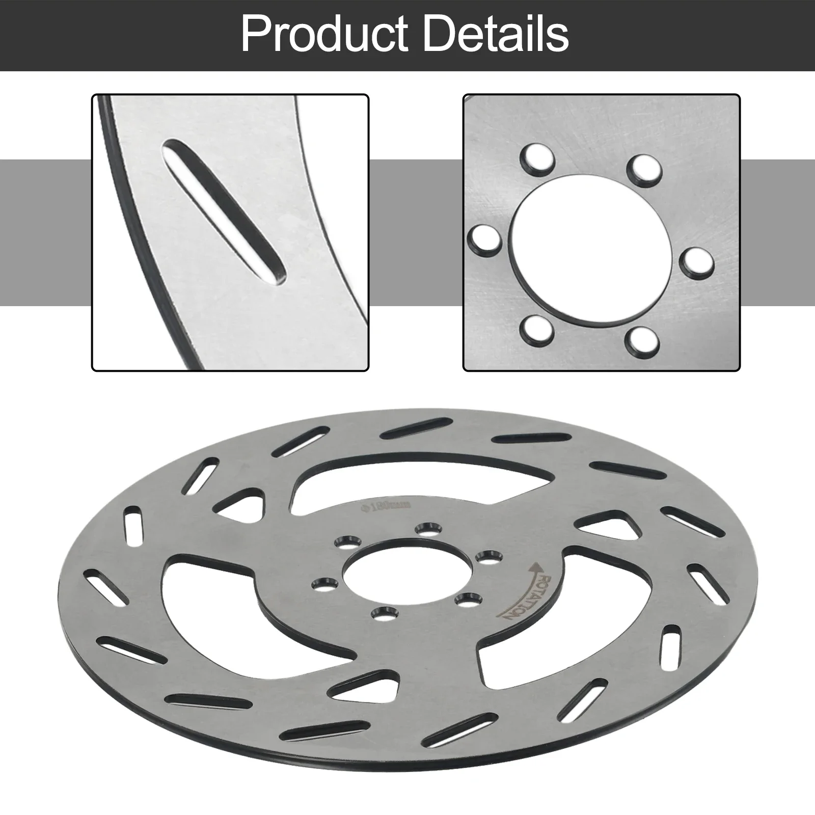 Bicycle Disc Brake 180/203MM 6-Hole Thickened disc brake pads For Ebike Scooter 3MM Centerline parts