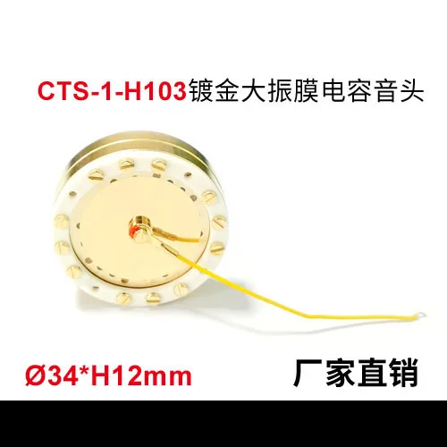 103 Microphone Core Gold-plated Large Diaphragm Condenser  Head Recording Microphone CTS-1-H103