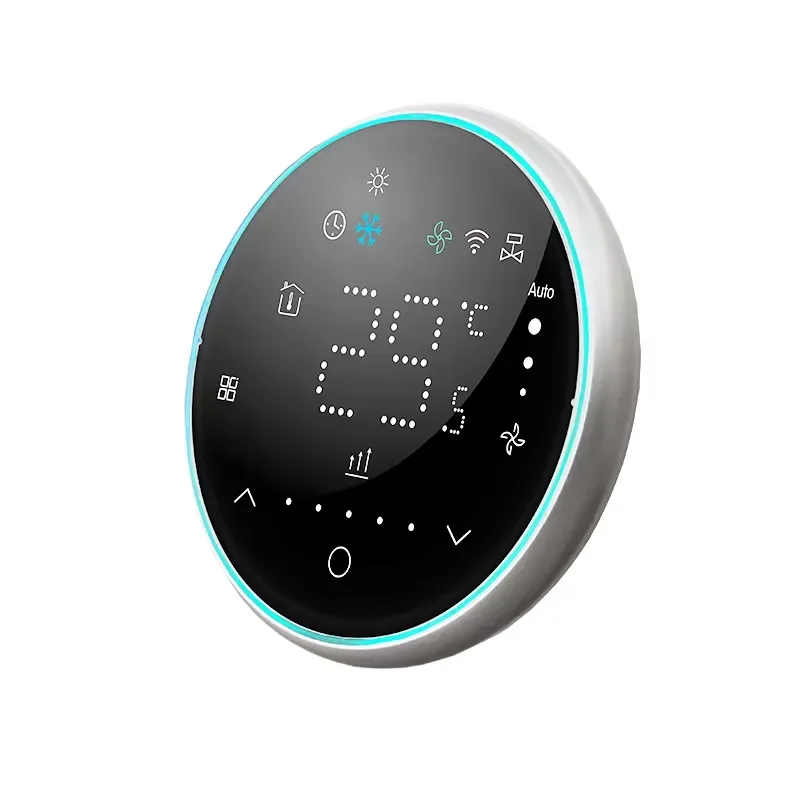 Beca BAC-6001 Smart Programmable Digital Thermostat Round Nest HVAC For School & Indoor Villa Living Room Use