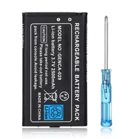 Rechargeable Lithium Battery 3.7V 2500mAh for 3DS XL Replacement Battery for New 3DS XL/LL Game Console Batteries