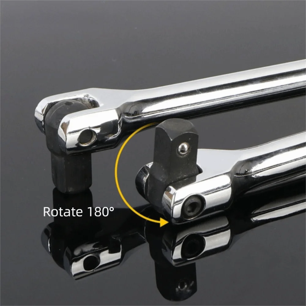 1/2 unidade 1/2 ''f haste chave soquete cabeça flexível antiderrapante lidar com disjuntor barra chave de soquete 15 ''18'' alavanca de força forte