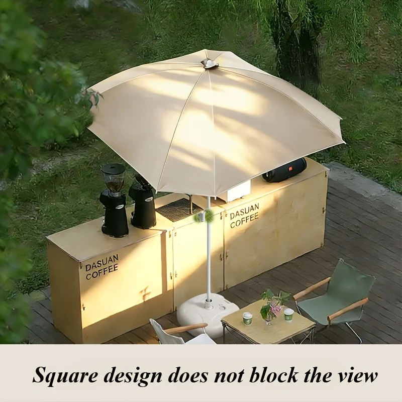 Bohemian Tassel Patio Umbrella UV Protection Waterproof For Garden Beach Pool Fishing Street Stall Outdoor Activities