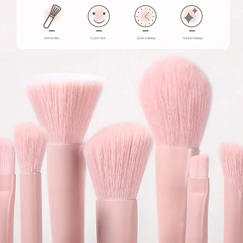 

10Pcs Makeup Brush Set Kit Cosmetic Foundation Eyeshadow Brushes Professional Powder Concealers Beauty Tool makeup sponge