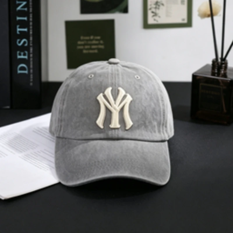 Washed Cotton Men Baseball Cap Men Women Lightweight Adjustable Dad Hat Casual Street Travel Sports Sun Cap