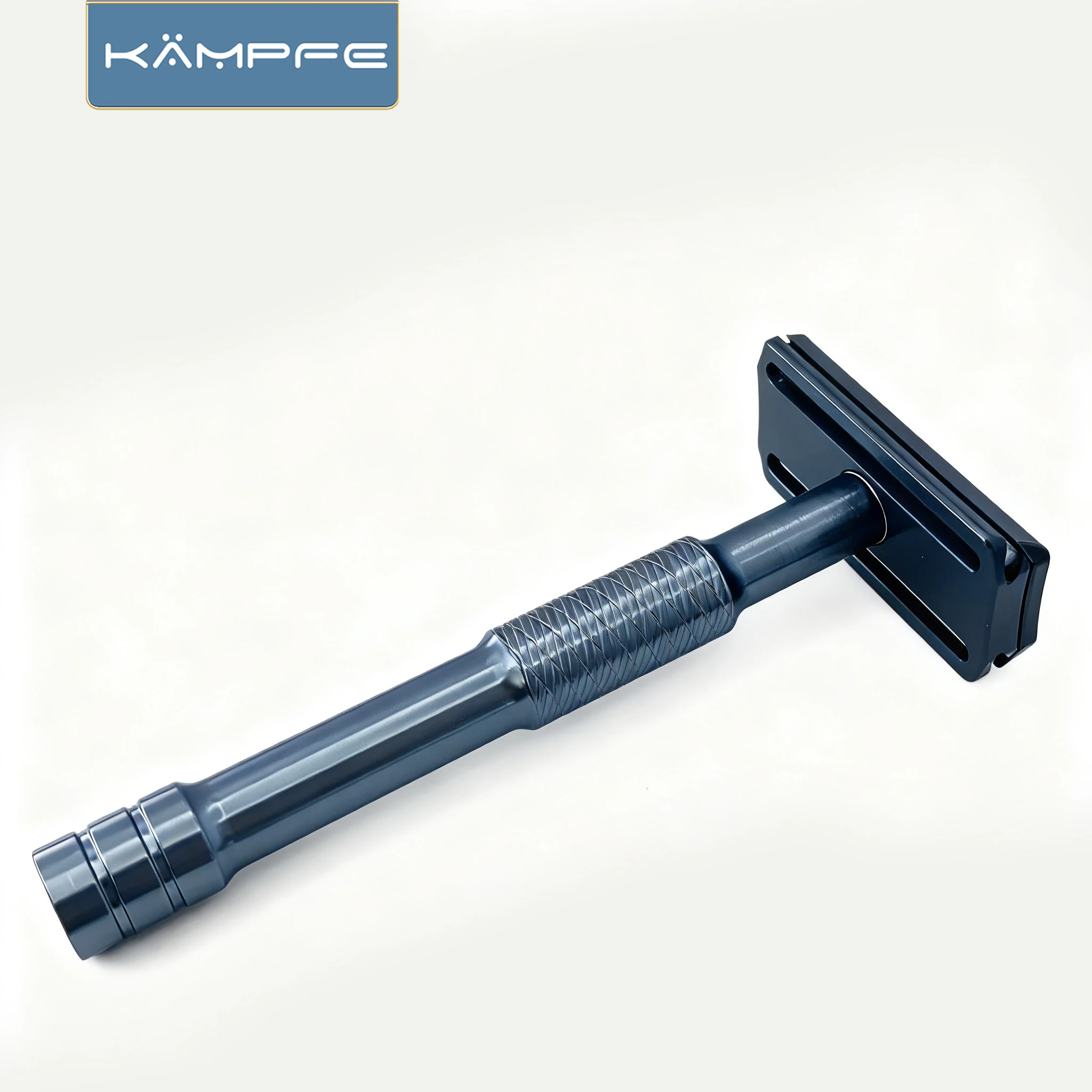 Kampfe Vintage Double-Edged Razor Non-Slip Aluminium Wet Grooming Shaver Classic for Men & Women