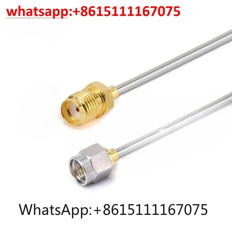 SMA-SMA Interconnect Cable, 085 Semi-rigid Cable Assembly 2.2mm Diameter, GA710X 18GHz/6GHz RF Wire