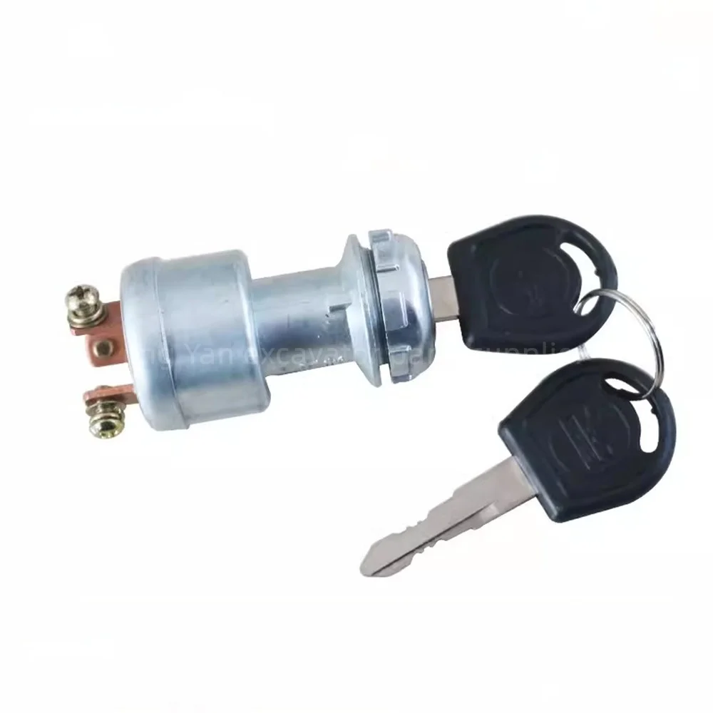 

For Mingyu Forklift Electric Lock Key Switch Start Electric Lock Ignition Switch Key Mini Loader Parts