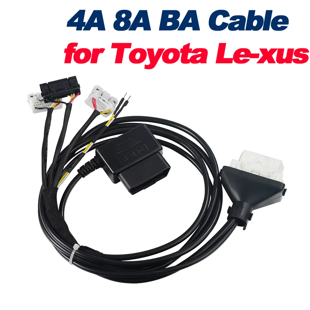 New TOY-30 16Pin OBD Cable 4A 8A BA Connector Smart Key Cable for Autel OBDSTAR Xhorse Key Tool Plus for To-yota for Lexus