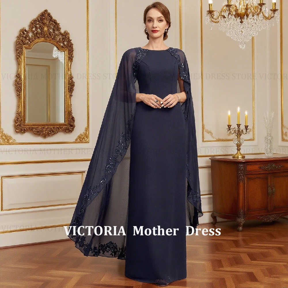 

VICTORIA Изысканное платье для матери невесты по индивидуальному заказу 2021, платье-футляр с блестками и аппликациями, свадебные платья для гостей, вечерние платья