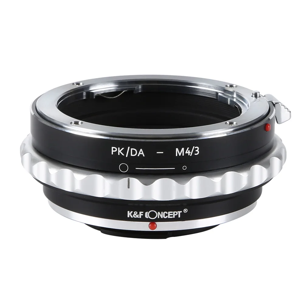 K&F CONCEPT PK/DA-M4/3 Lensadapterring voor Pentax PK DA-vatting lenzen naar M4/3 Micro Four Thirds MFT-vatting DSLR camera's body