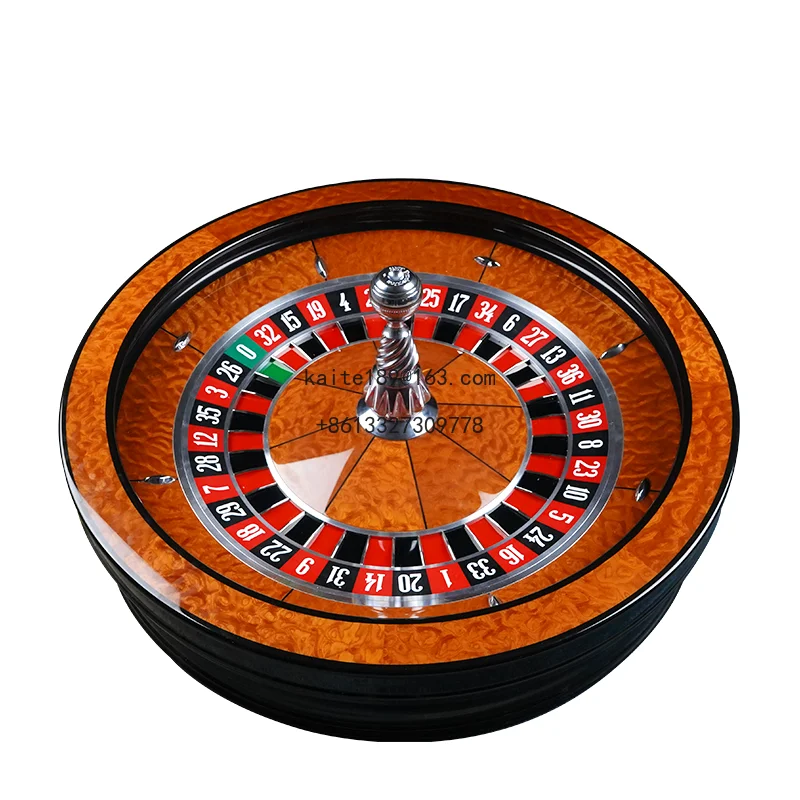 Roda Roulette Kayu Solid Mewah Profesional Berkualitas Tinggi YH 32 Inci