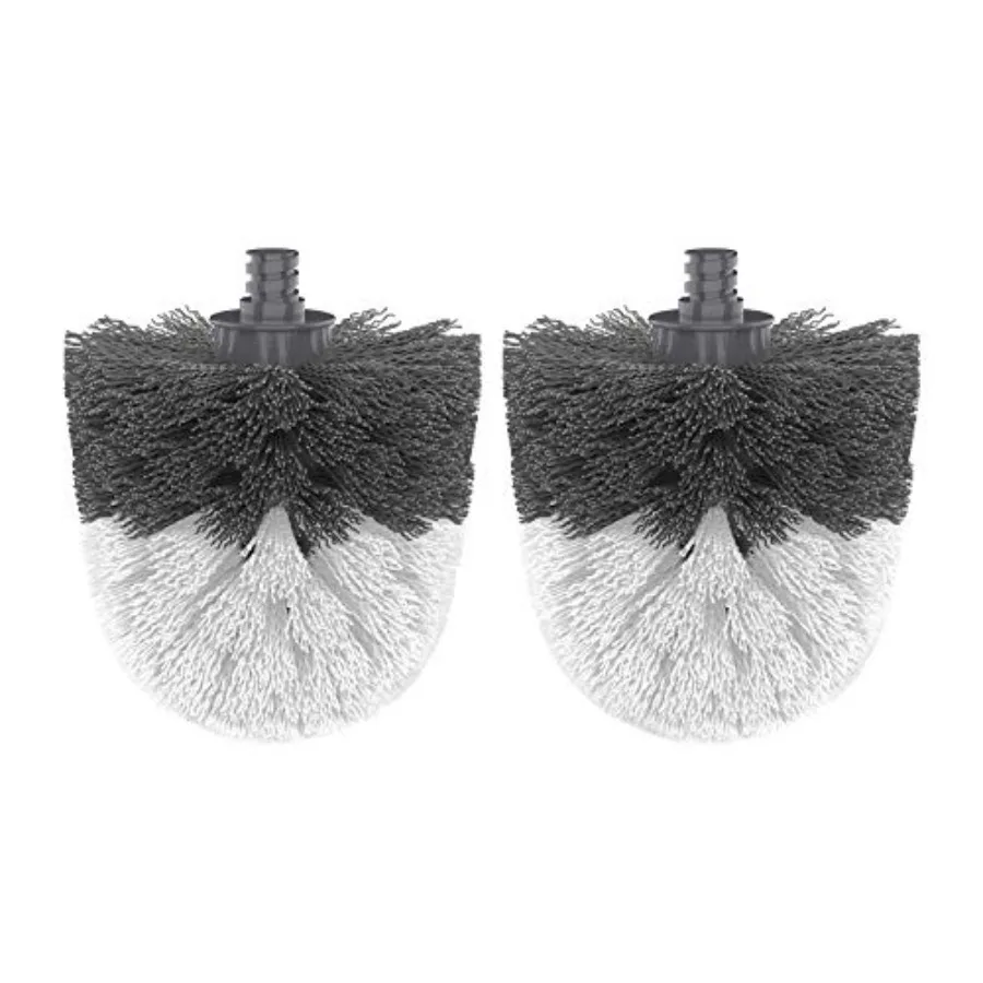 Premium Toilet Bowl Brush Replacement Head, 2 Pack Scratch free toilet brush head, safe for porcelain toilet