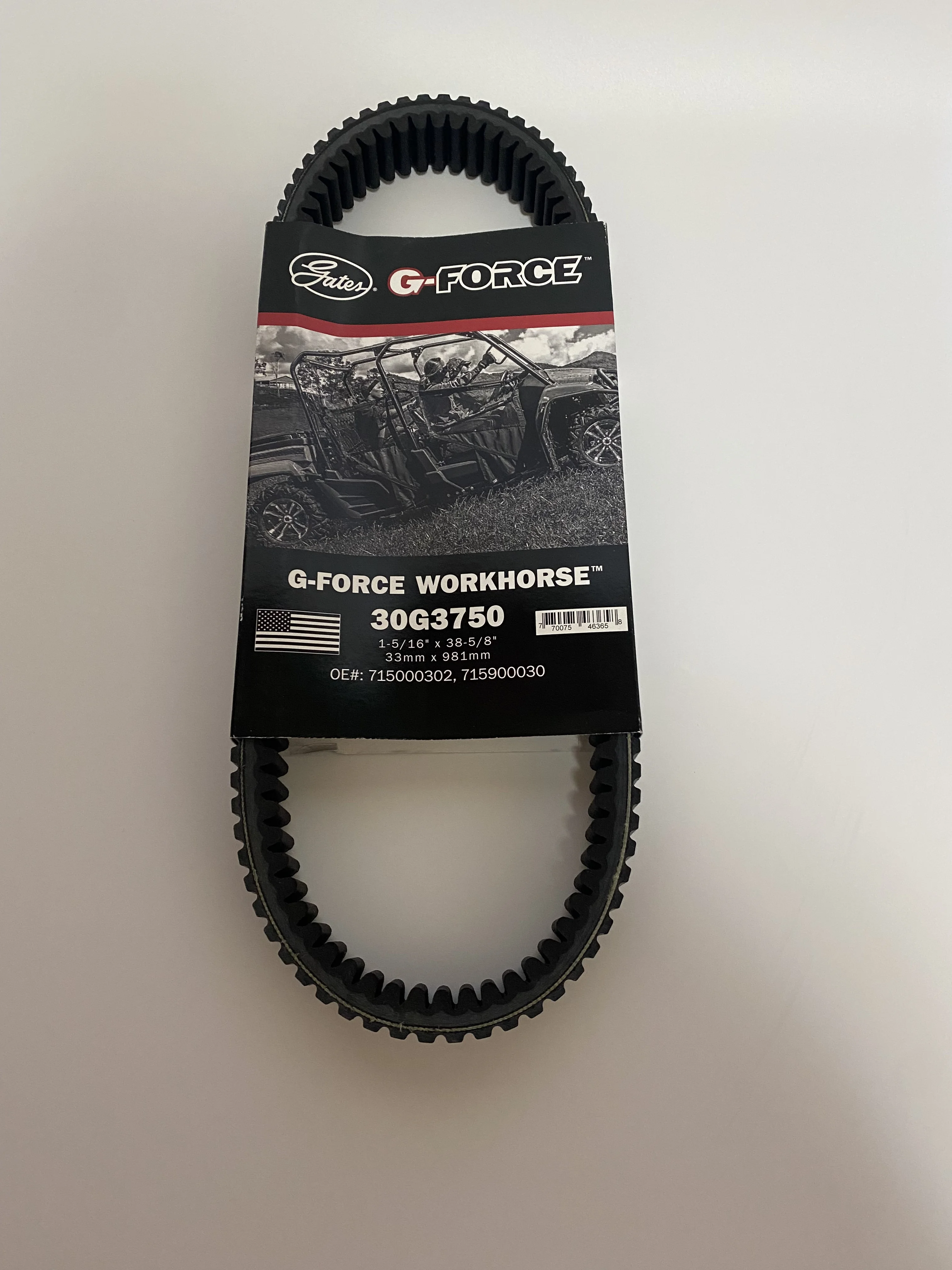 Gates for Bombardier Outlander 800 HO EFI 2006 G-Force Redline CVT Belt | 30R3750