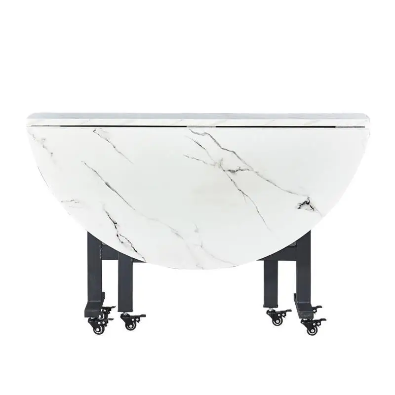 

Customizable household simple folding large round table