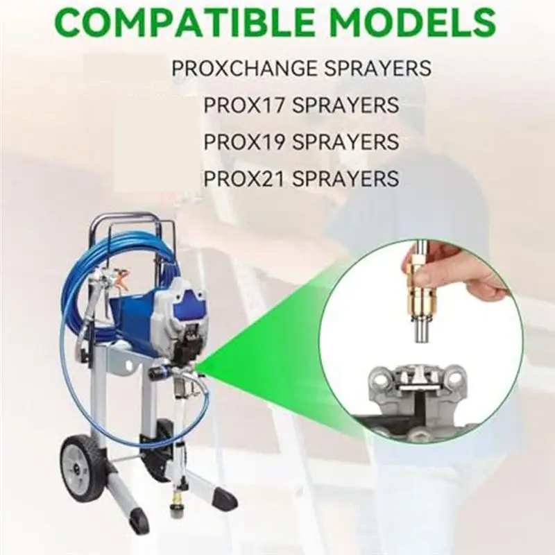 Power Paint Sprayer Pump Repair Kit As Shown 24Y472 Compatible Proxchange Prox19 Prox21 Electric Airless Sprayer Pump-B51B