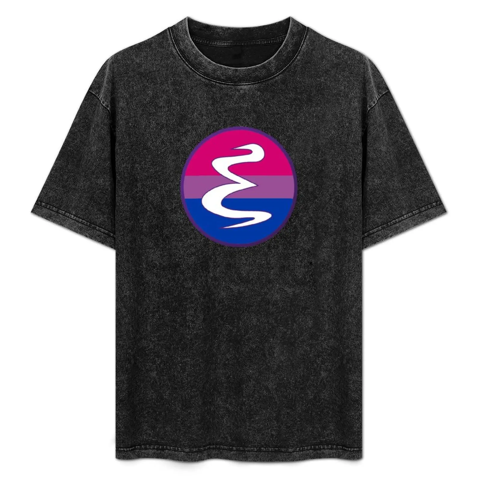 

Bisexual Pride Emacs Logo T-Shirt Sports Casual Short Sleeve Cotton Tee