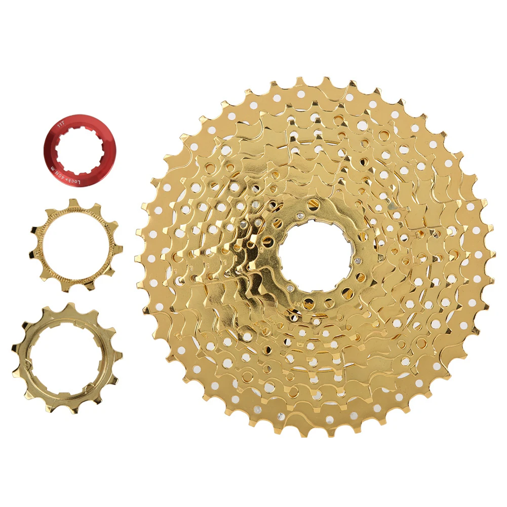 Cassette Sprocket ZTTO 30 10 Speed 11-42T Steel Bike Flywheel Freewheel Cassette Sprocket Accessory for Mountain