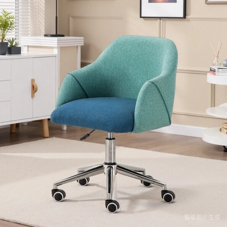 

Компьютерное кресло в скандинавском стиле, минималистичное кресло для домашнего кабинета, офисное кресло с регулировкой высоты, поворотное кресло с подголовником