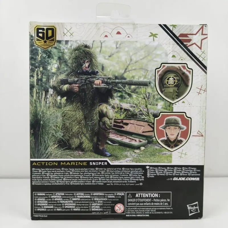 متوفر في المخزون الأصلي G.I.Joe سلسلة مصنفة 1/12 Dreadnok Road Pig & Rawkus عمل قناص بحري عمل نموذج لجسم لعبة هدية