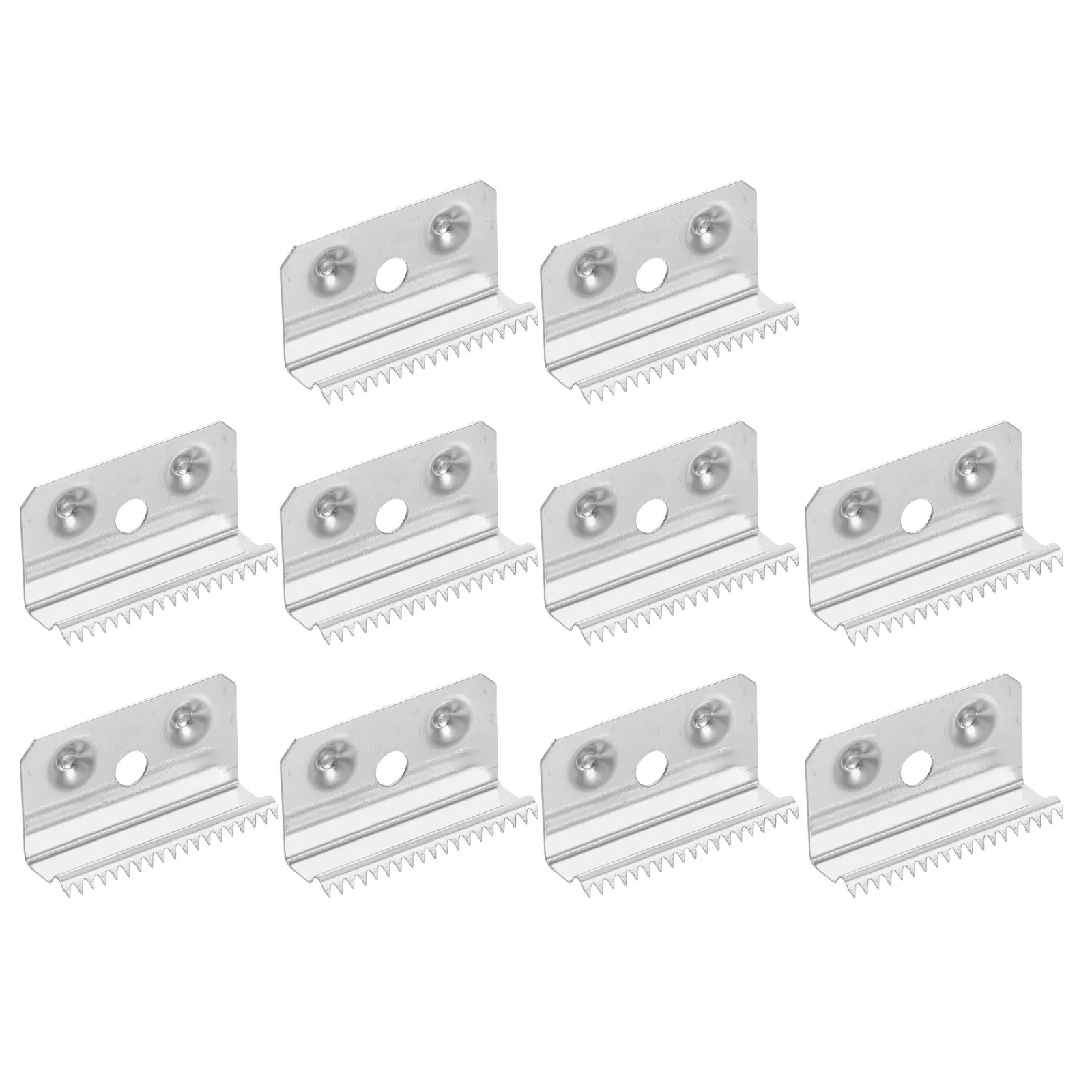 10pcs 28mm Tape Dispenser Replacement Blades Sharp Serrated Edge with Hole Sturdy Stainless Steel, Cutting Blades, Compatible