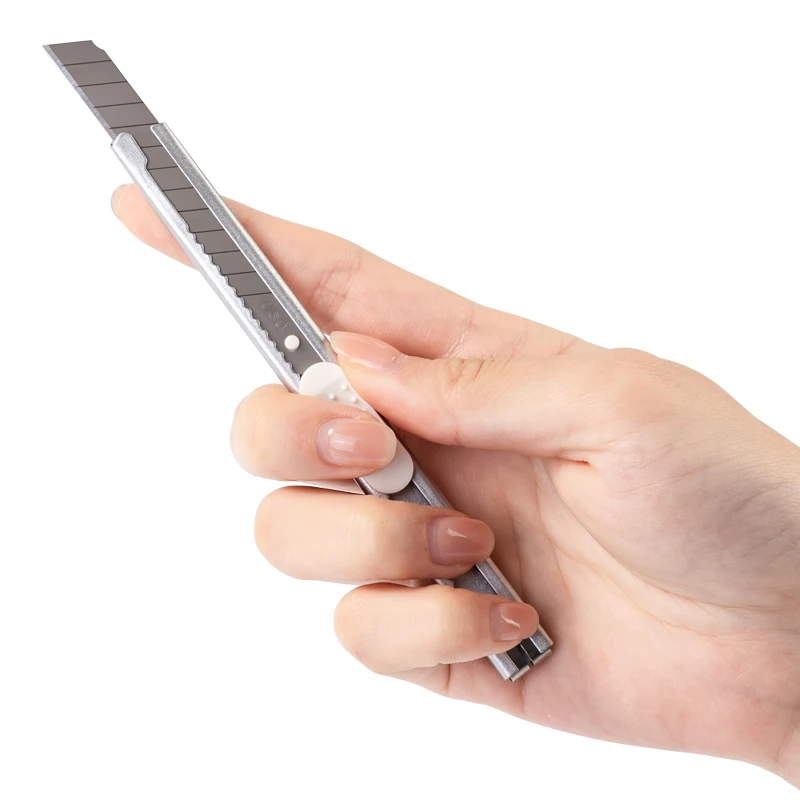 Deli 2053 Mini Utility Knife Art Knife SK5 Blade Small Craft Cutter Sharp for Office School Students