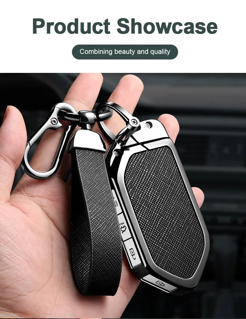 Zinklegierung Autoschlüssel-Hülle für Kia KN EV9 Picanto GT Line Carnival Seltos Sorento Morning K5 KA4 EV3 2024 Zubehör – Detail 10