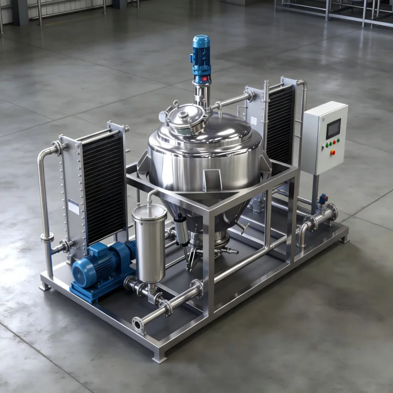 Sealed Dynamic Extraction System Stainless Steel Immersion Process Tank with Stirring Herb Extractor