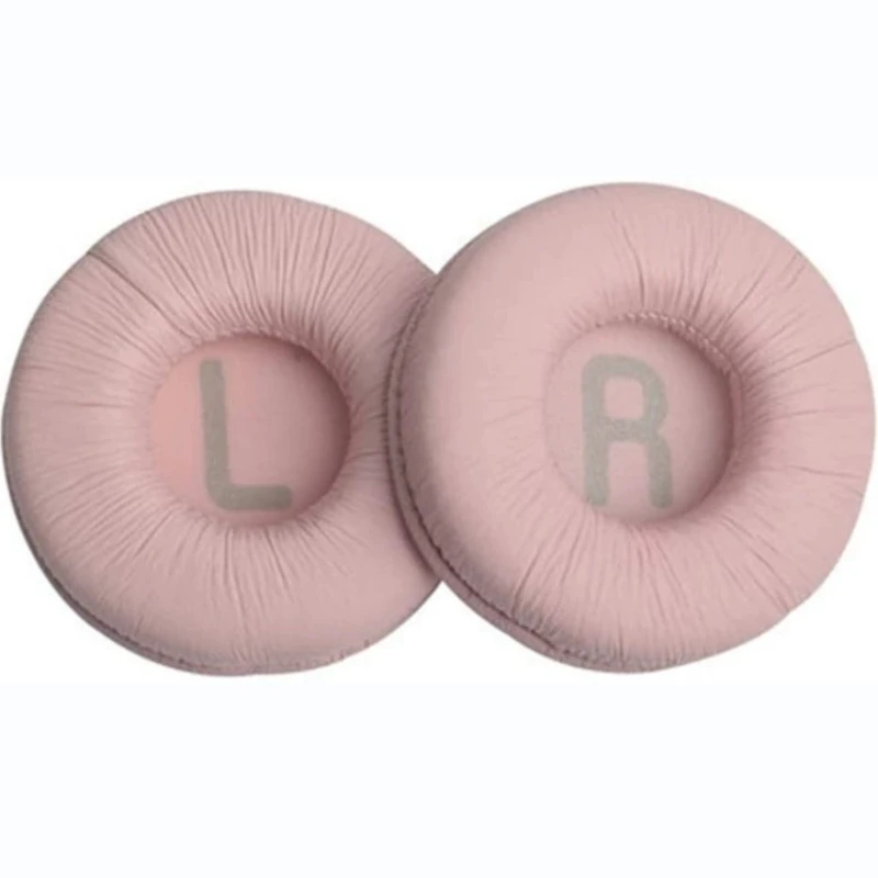 بطانة للأذن ل JBL Tune600 T450 T450BT T500BT 600BTNC سماعة الأذن استبدال سماعة الأذن وسادة بولي Leather الجلود 70 مللي متر قطر