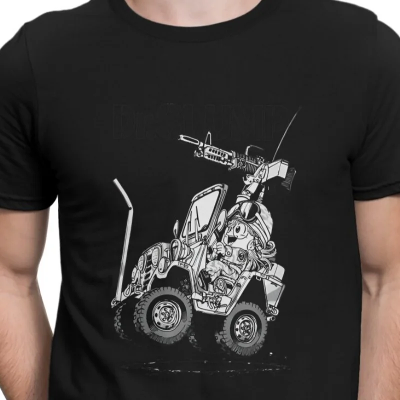 Camisetas divertidas Arale All Terrain para hombres, camisetas de cuello redondo de algodón puro, camisetas de manga c