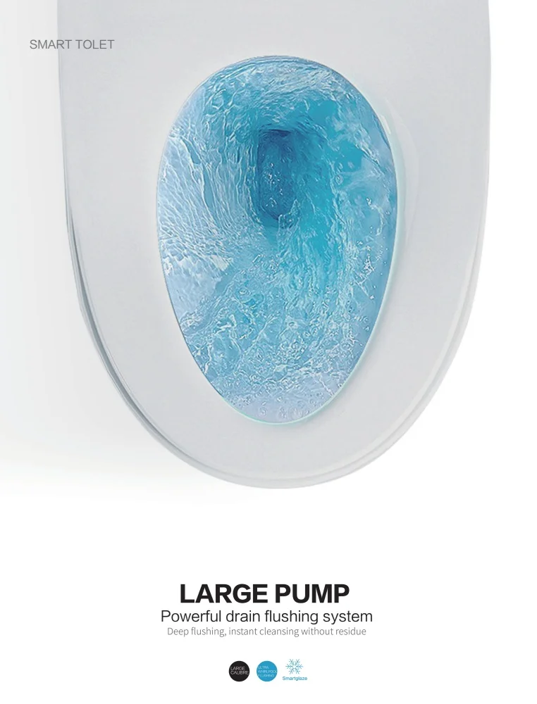 NUCA Factory Direct Sale Smart Toilet One Piece Electric Heating Sensor Flushing Toilet