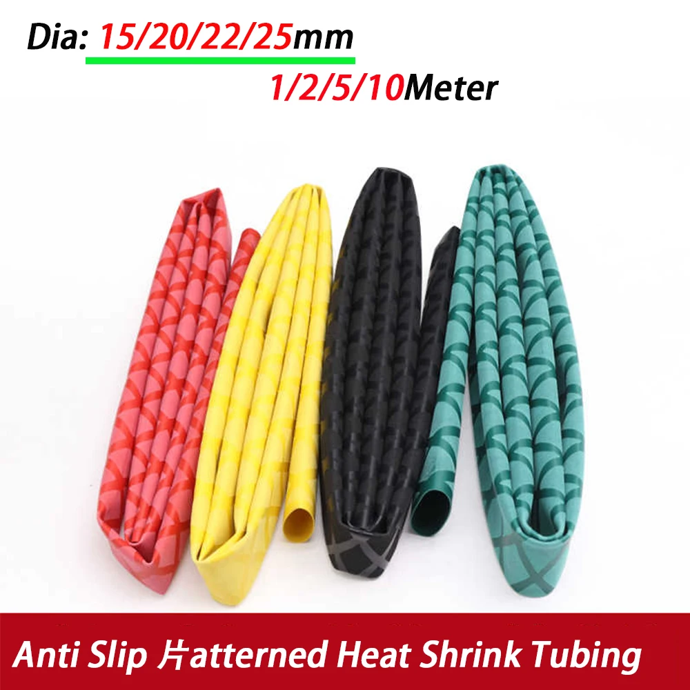 5 Colors 1~10Pcs Anti-slip Heat Shrink Tube Fishing Rod Wrap Non Skid Bicycle Handle Insulation Protect Racket Grip Waterproof