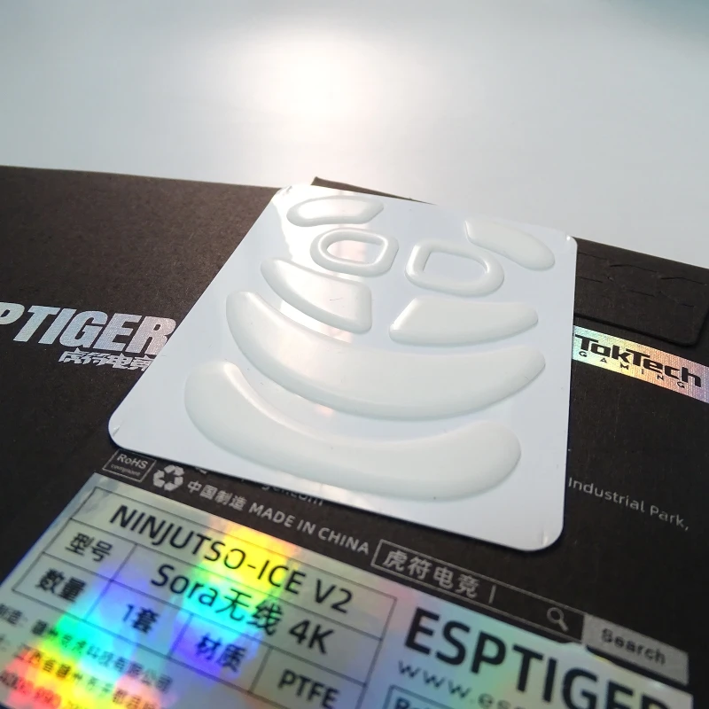 Muisschaatsen Pad ICE-versie Voetensticker voor V2 4K Glidesperience voor competitief gamen