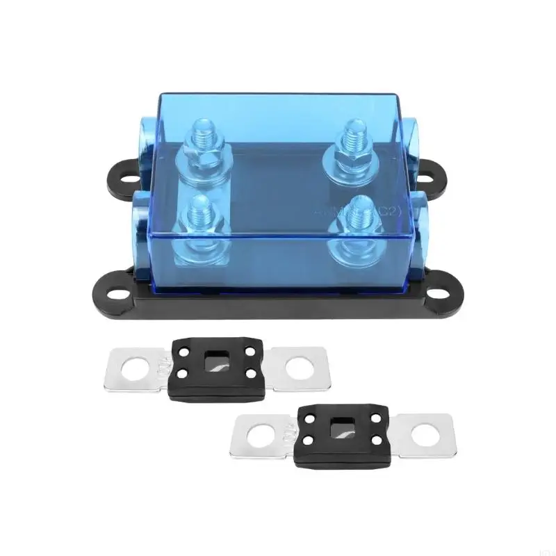 Automotive ANM Circuit Block with Cover and Threaded Posts for Vehicle Power Distribution and Cable Tasks D7YA