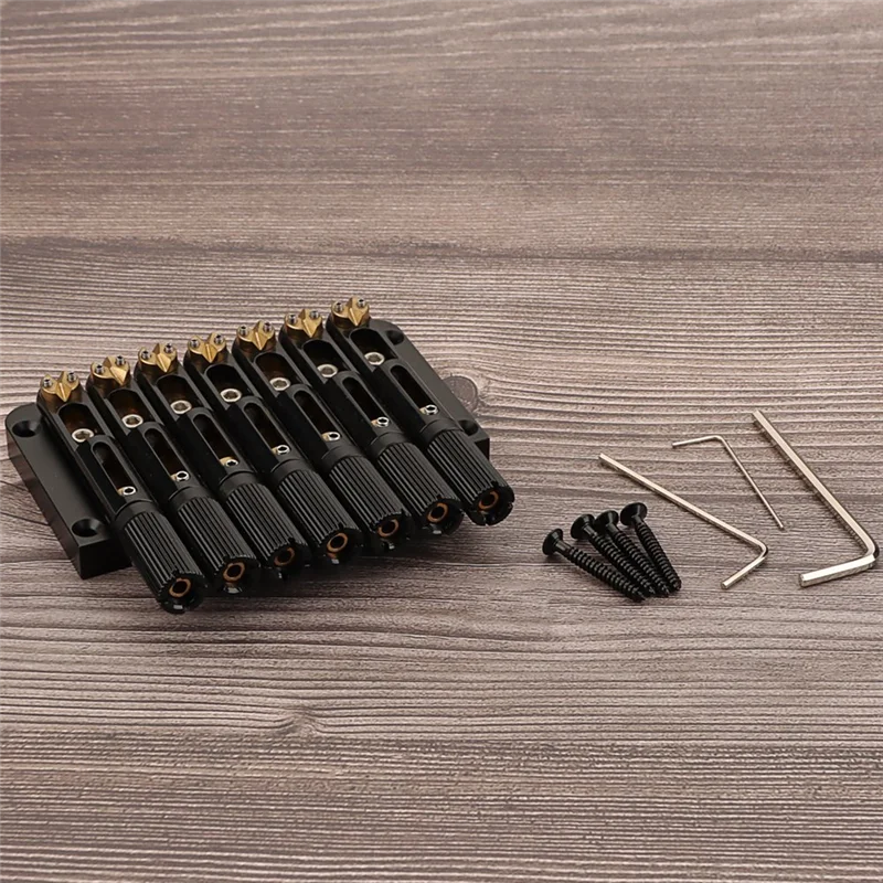 

Dropship-7 String Headless Metal Saddle Bridge Musical Instrument Replacement Headless Guitar Accessories