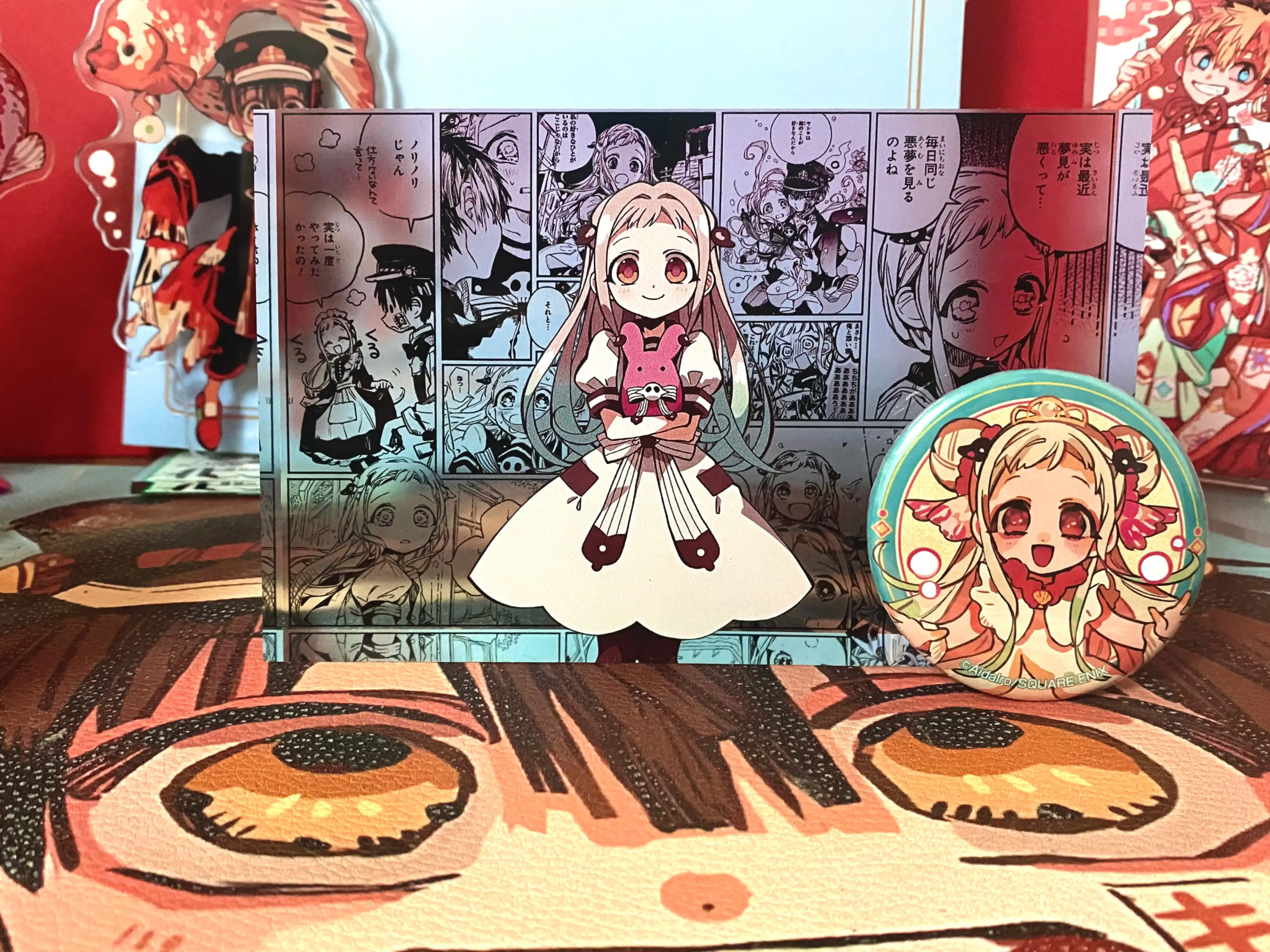 Anime toalete-bound hanako-kun hanako kun yashiro nene alta transparência acrílico figura acessório desktop ornamento modelo presentes