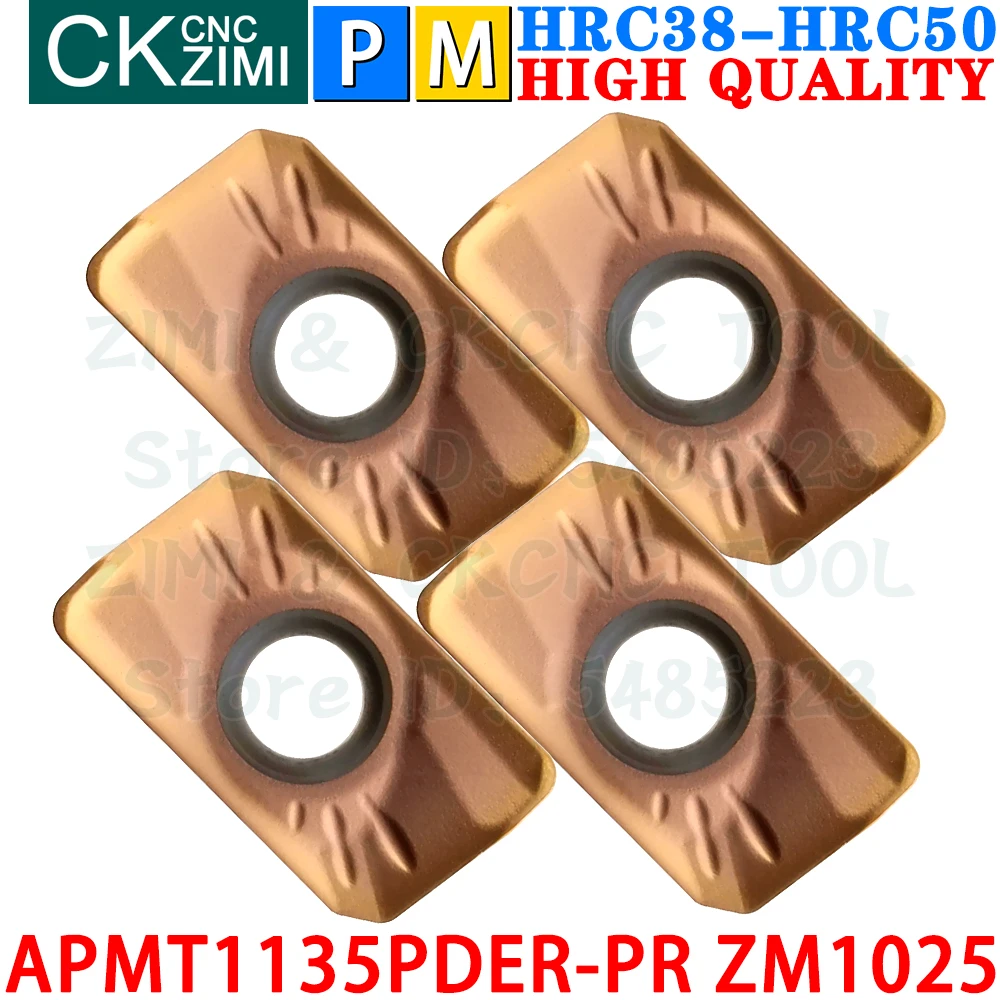 APMT1135PDER-PR ZM1025 APMT 1135 PDER Carbide Inserts Shoulder Milling Inserts Tools CNC Indexable Milling Cutter Cutting Tools