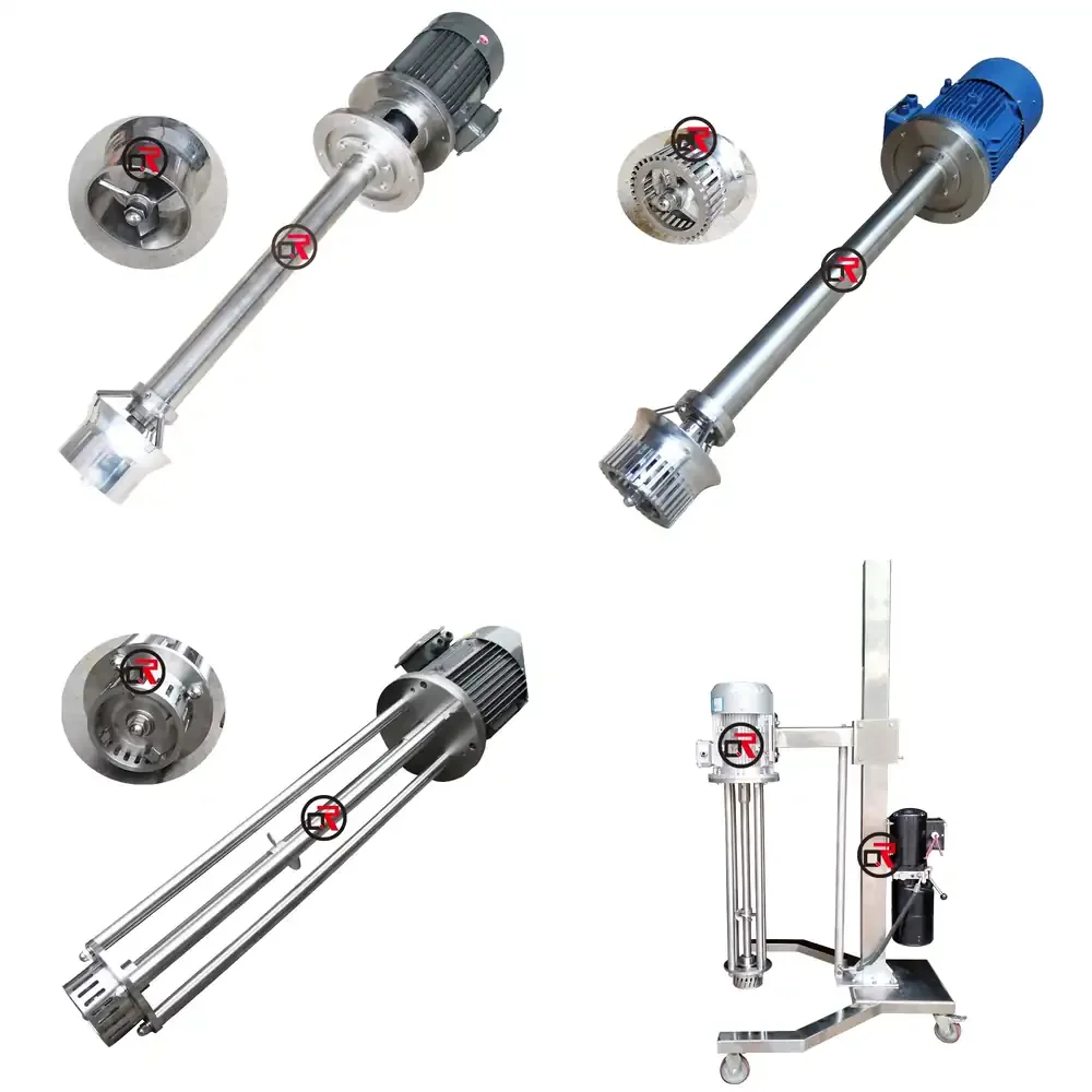 

Stainless Steel 3000rpm High Shearing Emulsifying Mixer to Homogenize Carbomer in Water-alcohol Solution
