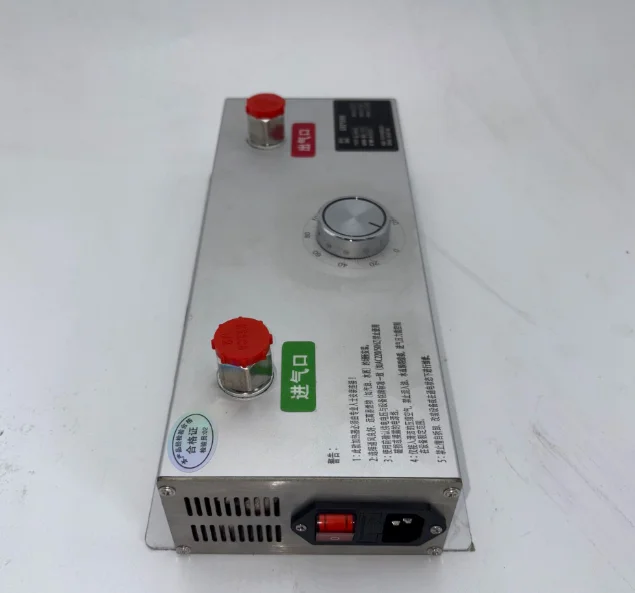Small compressed air heater, nitrogen gas antifreeze hot air pre-heating digital display constant temperature