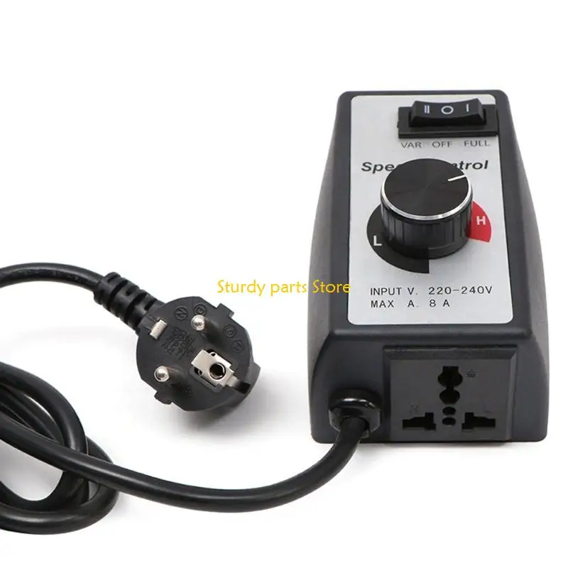 97QC Universale UE 230V 8A Regolatore Velocità Del Motore Continuo Regolatore Condotto Ventola Governatore Dimmer