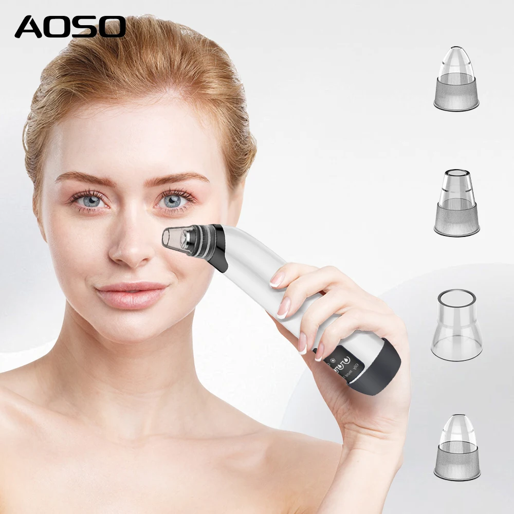 Pore Cleanser Electric Blackhead Extractor - Smart Visual Blackhead Removal - Deep Cleansing Hydrating