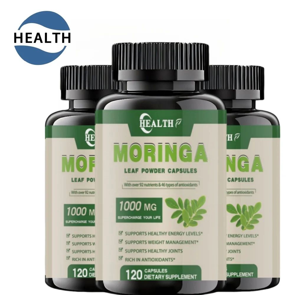 Original and Pure Moringa Leaf Powder Capsules Organic Certification Moringa Leaf Natural Food Contains Essential Amino Acids