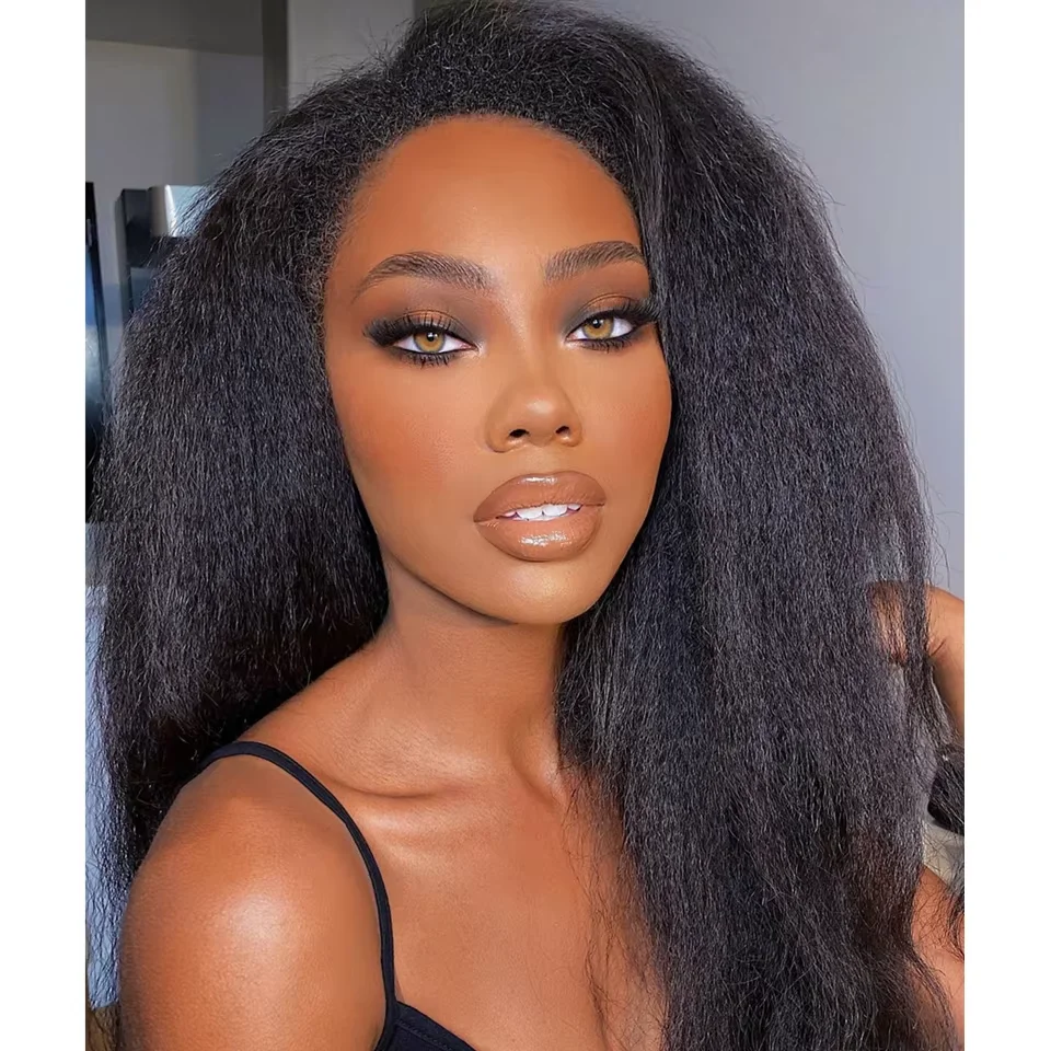 

3 в 1, бесклеевые полупарики, человеческие волосы, готовые к ношению, откидный, прямой парик, человеческие волосы с шнурком, половина клея не требуется