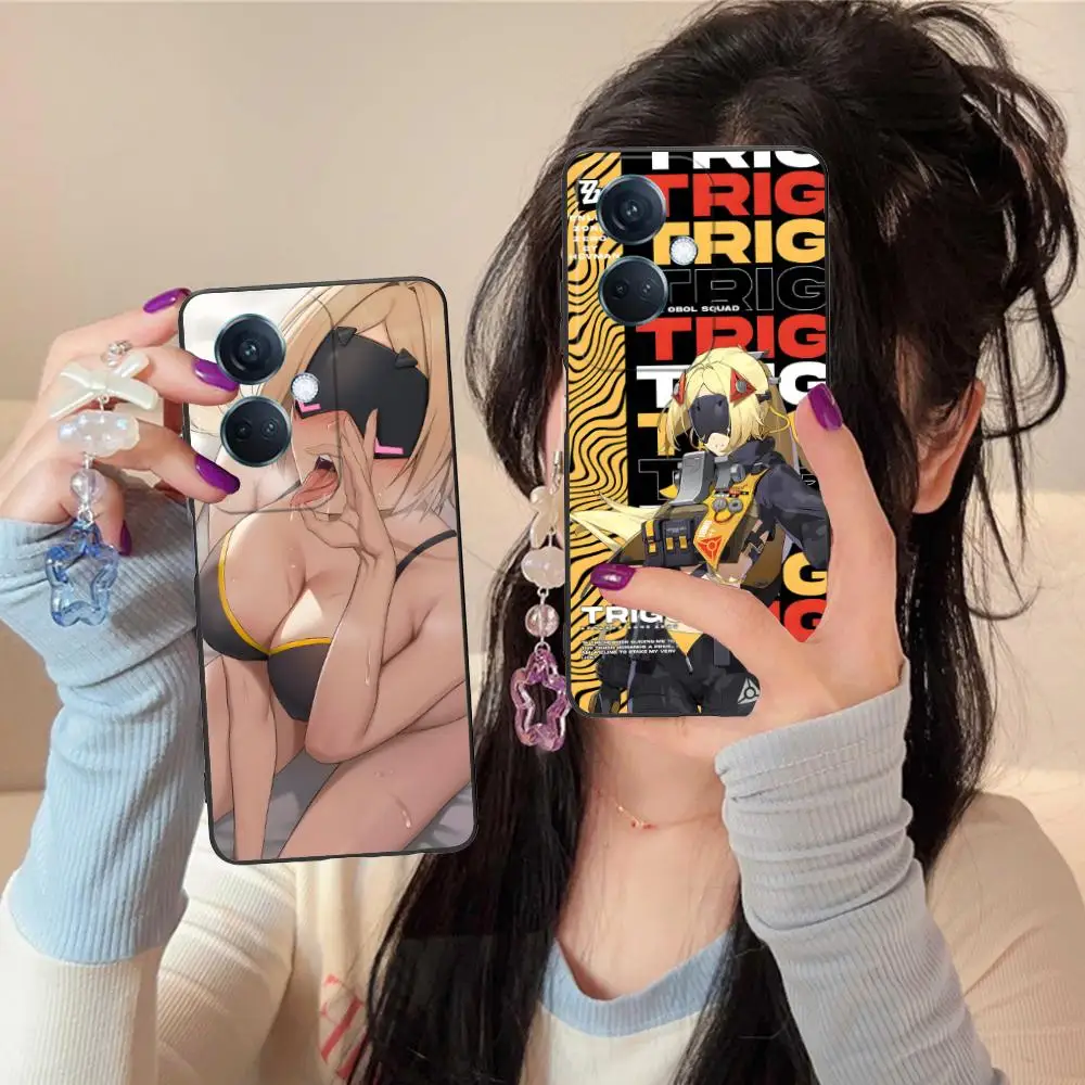 حافظة هاتف Zenless Zone Zero Trigger لهاتف OPPO Reno 14 13 12 11 10 9 8 7 6 5 F T Pro 5G غطاء طباعة ملون جميل #2