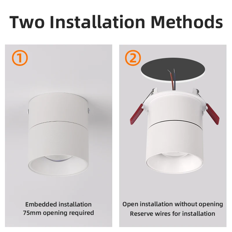 Spot Led Sunset Projection Lamp Surface Mounted Down Light for Living Room Decor 110V 220V COB Recessed Downlight Led Spotlight