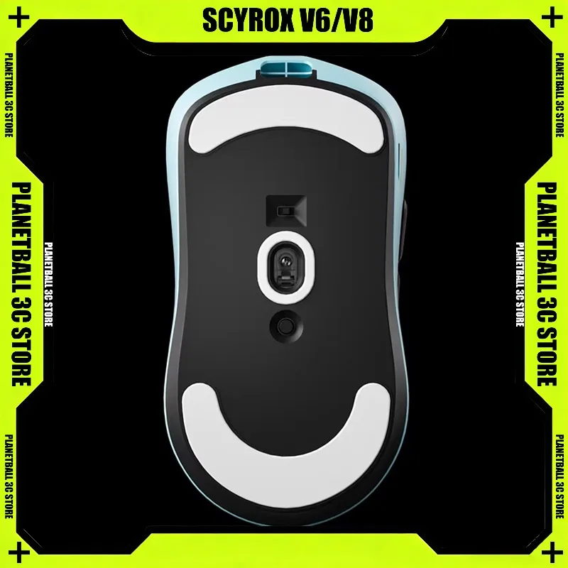 pes-de-rato-ptfe-originais-para-mouse-gamer-sem-fio-scyrox-v6-v8-deslizadores-de-substituicao-antidesgaste-com-bordas-curvas-arredondadas