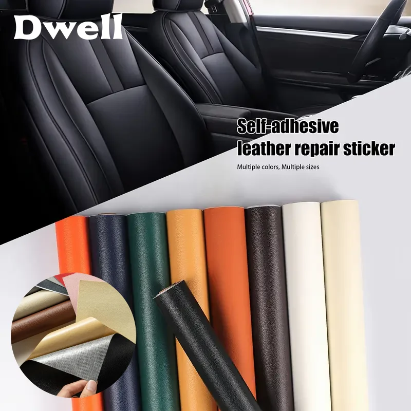 

PU Leather Self Adhesive Sofa Leather Repair DIY Bed Soft Patch Sticker Repair Subsidy Renew Decal Car Accessories Seat Repair