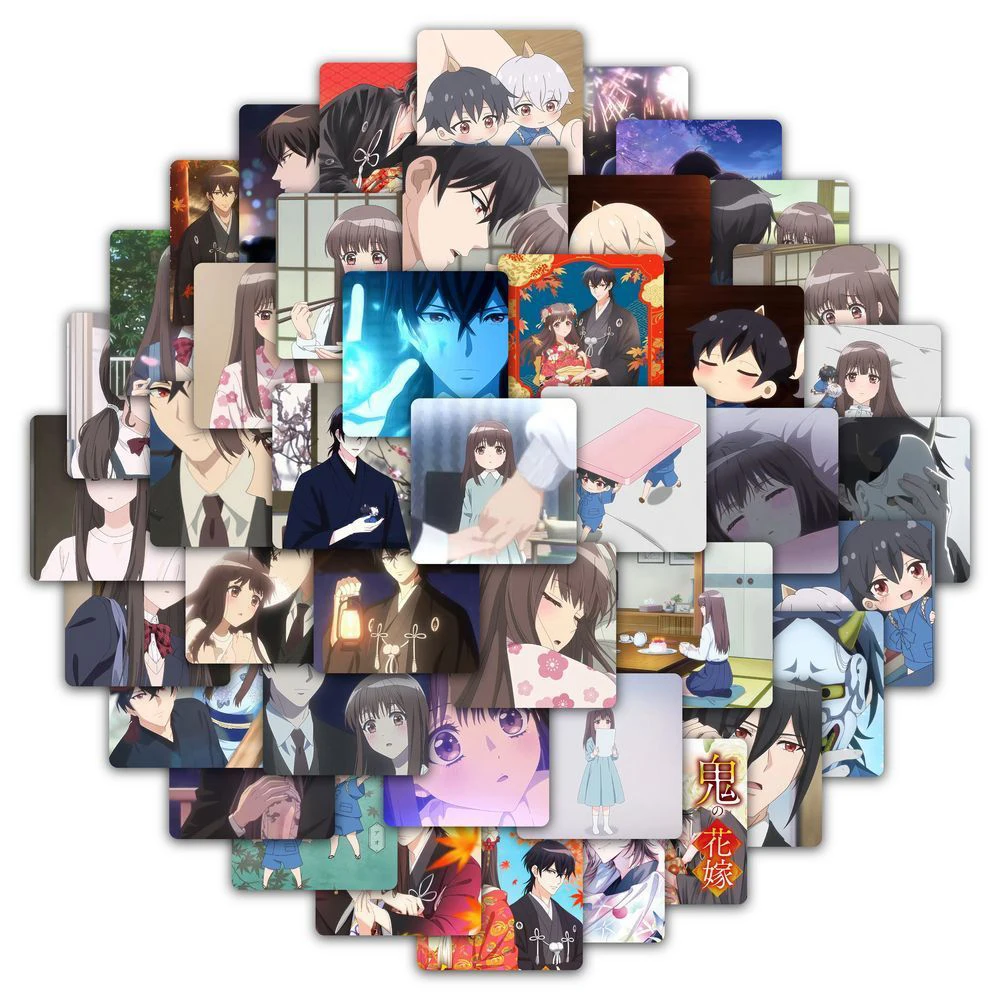 10/30/59pcs The Ogres Bride Anime Stickers Yuzu Reiya Cartoon Sticker Laptop Scrapbooking Luggage Phone Oni No Hanayome Decal